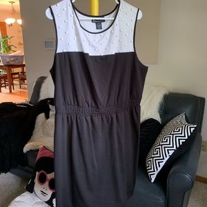 Stretchy cute two tone dress